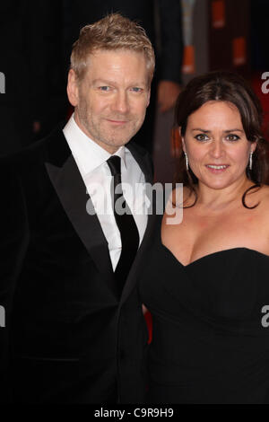 London, UK, 12/02/2012 Kenneth Branagh kommt für die Orange British Academy Film Awards (BAFTAS) Royal Opera House, Covent Garden, in London Stockfoto