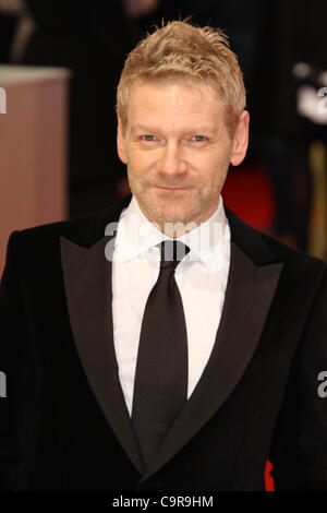 London, UK, 12/02/2012 Kenneth Branagh kommt für die Orange British Academy Film Awards (BAFTAS) Royal Opera House, Covent Garden, in London Stockfoto