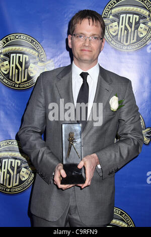 12. Februar 2012 - Hollywood, Kalifornien, US - I15482CHW. American Society Of Cinematographers 26. jährliche Spitzenleistung Awards.Grand Ballroom in Hollywood & Highland, Hollywood, CA.02/12/2012.JONATHAN FREEMAN. 2012 (Kredit-Bild: © Clinton Wallace/Globe Photos/ZUMAPRESS.com) Stockfoto