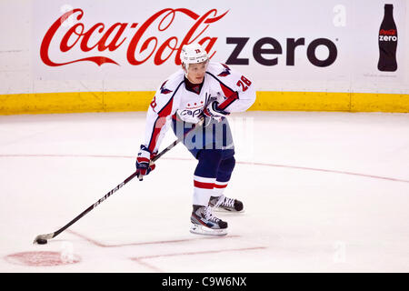 22. Februar 2012 - Ottawa, Ontario, Kanada - Alexander Semin(28) während der Aktion zwischen den Senatoren und Hauptstädte. (Kredit-Bild: © Leon Switzer/Southcreek/ZUMAPRESS.com) Stockfoto