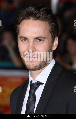 TAYLOR KITSCH JOHN CARTER. Welt PREMIERE DOWNTOWN LOS ANGELES Kalifornien USA 22. Februar 2012 Stockfoto