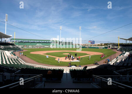 JetBlue Park Fenway South, 21. Februar 2012 - MLB: Gesamtansicht innen JetBlue Park Fenway im Süden während der Boston Red Sox Frühling Trainingslager in Fort Myers, Florida, Vereinigte Staaten von Amerika. (Foto von Thomas Anderson/AFLO) (JAPANISCHE ZEITUNG HERAUS) Stockfoto