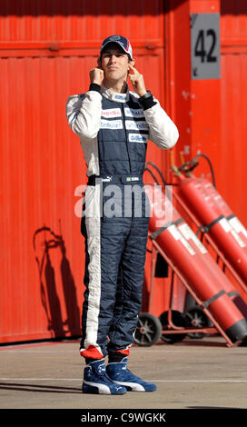 Bruno Senna (BRA), Williams, während Formel1 Tests Sessions am Circuito Katalonien, Spanien Stockfoto