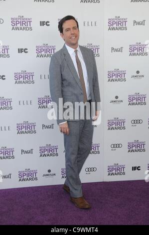 Ed Helms im Ankunftsbereich für 2012 Film Independent Spirit Awards - Ankünfte 2, am Strand, Santa Monica, CA 25. Februar 2012. Foto von: Dee Cercone/Everett Collection Stockfoto