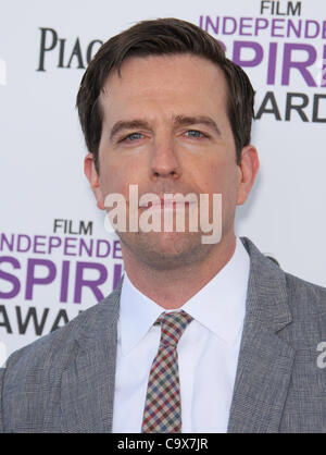 ED HELMS 2012 FILM INDEPENDENT SPIRIT AWARDS. Anreise-LOS ANGELES-Kalifornien-USA 25. Februar 2012 Stockfoto