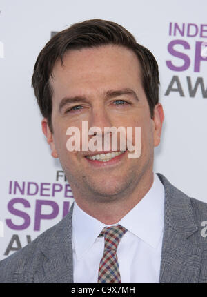 ED HELMS 2012 FILM INDEPENDENT SPIRIT AWARDS. Anreise-LOS ANGELES-Kalifornien-USA 25. Februar 2012 Stockfoto