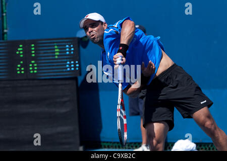 Februar 28-Delray Beach, FL - erste Runde spielen in der 2012 Delray Beach International Tennis.   (Foto: Andrew Patron/Zuma Press) Stockfoto