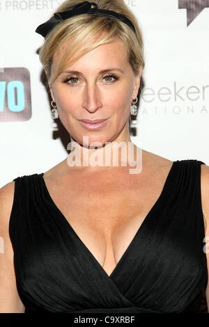 Sonja Morgan im Ankunftsbereich für Premiere des Bravo MILLION DOLLAR LISTING NEW YORK fangen Dach, New York, NY 2. März 2012. Foto von: Steve Mack/Everett Collection Stockfoto