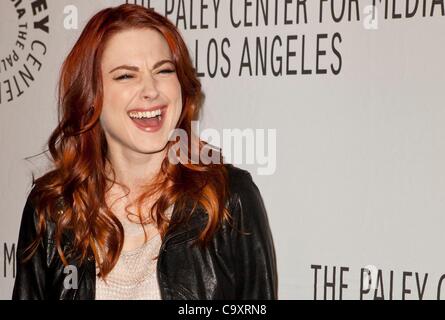 Alexandra Breckenridge in Anwesenheit für PaleyFest 2012 Podiumsdiskussion mit AMERICAN HORROR STORY, Saban Theater, Beverly Hills, CA 2. März 2012. Foto von: Emiley Schweich/Everett Collection Stockfoto