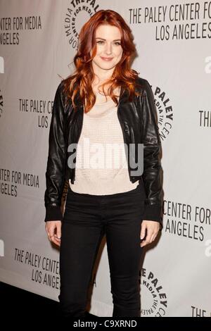 Alexandra Breckenridge in Anwesenheit für PaleyFest 2012 Podiumsdiskussion mit AMERICAN HORROR STORY, Saban Theater, Beverly Hills, CA 2. März 2012. Foto von: Emiley Schweich/Everett Collection Stockfoto