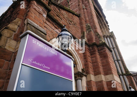 St Patricks Roman Catholic Church. Donegal Street, Belfast, Nordirland Stockfoto