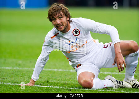 Gabriel Heinze (Roma), 25. März 2012 - Fußball / Fußball: italienische "Serie A" match zwischen Milan 2-1 Roma im Giuseppe Meazza Stadium in Mailand, Italien. (Foto von Maurizio Borsari/AFLO) [0855] Stockfoto