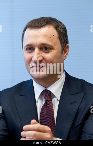 Vlad Filat, Premierminister der Republik Moldau Stockfoto