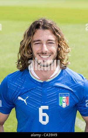 Federico Balzaretti (ITA), 30. Mai 2012 - Fußball / Fußball: Italien-Team-offiziellen Foto-Session für die UEFA EURO 2012 in Coverciano, Florenz. (Foto von Maurizio Borsari/AFLO) [0855] Stockfoto