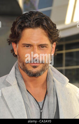 30. Mai 2012 Mai - Los Angeles, Kalifornien, USA - Joe Manganiello Teilnahme an der Los Angeles Premiere für die fünfte Staffel der HBO Serie "True Blood" Held im Cinerama Dome in Hollywood, Kalifornien am 30,2012. 2012 (Kredit-Bild: © D. Long/Globe Photos/ZUMAPRESS.com) Stockfoto