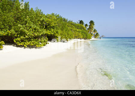 21. Mai 2012 - Chichiriviche, Falcon, Venezuela - Cayo Sombrero, einer kleinen Insel im karibischen Meer, das zum Morrocoy Nationalpark in Venezuela gehört. Chichiriviche, Falcon Staat, Venezuela. (Kredit-Bild: © Ricardo Ribas/ZUMAPRESS.com) Stockfoto