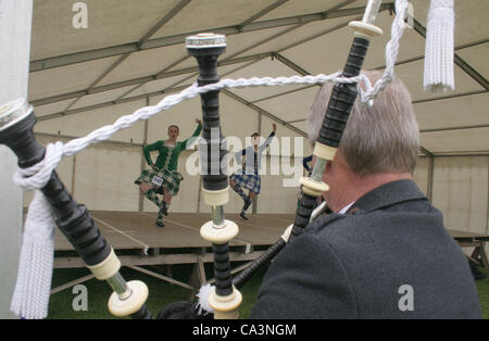 Shotts Highland Games. Shotts Schottland UK 06.02.12. Highland Dance Contest. Stockfoto