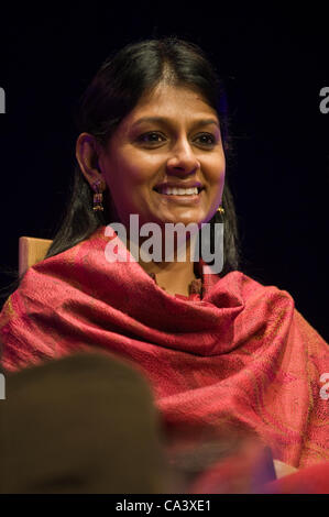 Nandita Das, indischer Bollywood-Schauspieler, abgebildet auf der Telegraph Hay Festival 2012, Hay-on-Wye, Powys, Wales, UK Stockfoto