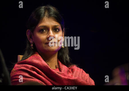 Nandita Das, indischer Bollywood-Schauspieler, abgebildet auf der Telegraph Hay Festival 2012, Hay-on-Wye, Powys, Wales, UK Stockfoto