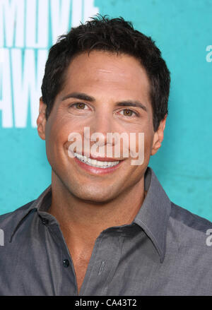 JOE FRANCIS DIE MTV MOVIE AWARDS 2012. Anreise-LOS ANGELES-Kalifornien-USA 3. Juni 2012 Stockfoto