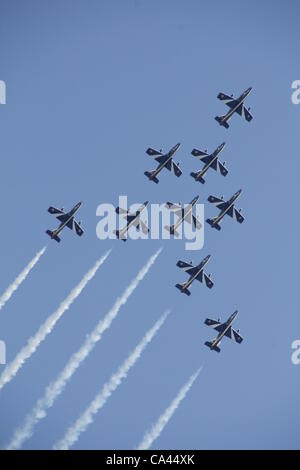 3. Juni 2012, Rom, International, Air, Show, Ostia, Italien Stockfoto
