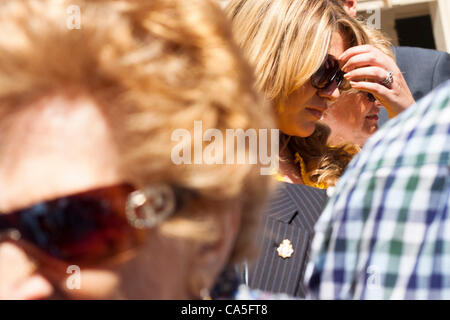 Gibraltar, Großbritannien. Montag, 11. Juni 2012. Prinz Edward, königliche Hoheit der Graf und Gräfin von Wessex besucht Gibraltar. Stockfoto