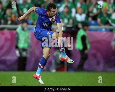 IVAN PERISIC Kroatien städtische Stadion POZNAN Polen 10. Juni 2012 Stockfoto