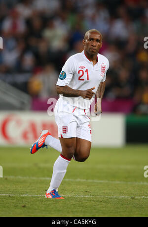 JERMAIN DEFOE ENGLAND & TOTTENHAM HOTSPUR FC DONBASS ARENA Donezk UKRAINE UKRAINE 11. Juni 2012 Stockfoto