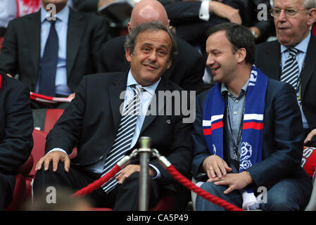 MICHEL PLATINI Polen V Russland Nationalstadion Warschau Polen 12. Juni 2012 Stockfoto