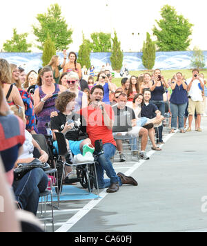 11. Juni 2012 - Raleigh, North Carolina, US - Sänger ANDY Grammatik die live im Raleigh Amphitheater. (Kredit-Bild: © Tina Fultz/ZUMAPRESS.com) Stockfoto