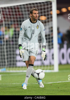 ANDREAS ISAKSSON Schweden EURO 2012 Olympiastadion Charkow UKRAINE UKRAINE 15. Juni 2012 Stockfoto