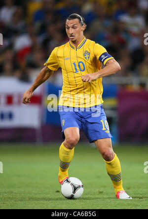 ZLATAN IBRAHIMOVIC Schweden EURO 2012 Olympiastadion Charkow UKRAINE UKRAINE 15. Juni 2012 Stockfoto