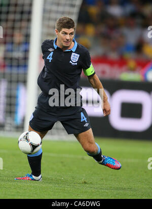 STEVEN GERRARD ENGLAND & LIVERPOOL FC Olympiastadion Charkow UKRAINE UKRAINE 15. Juni 2012 Stockfoto