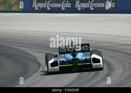 16. Juni 2012 - Milwaukee, Wisconsin, USA - IZOD Indycar Series, Milwaukee IndyFest, Milwaukee, WI, 15. / 16. Juni 2012, SIMON PAGENAUD, Schmidt/Hamilton Racing. (Kredit-Bild: © Ron Bijlsma/ZUMAPRESS.com) Stockfoto