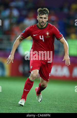 MIGUEL VELOSO PORTUGAL EURO 2012 METALIST Stadion Charkow UKRAINE UKRAINE 17 Juni 2012 Stockfoto