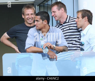 JÜRGEN KLINSMANN & TIM CAHILL & STUART PEARCE & PHIL NEVILLE PROMIS BEI LA GALAXY V PORTLAND TIMBLERS MLS SPIEL CARSON LOS ANGEL Stockfoto