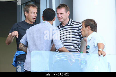 JÜRGEN KLINSMANN & TIM CAHILL & STUART PEARCE & PHIL NEVILLE PROMIS BEI LA GALAXY V PORTLAND TIMBLERS MLS SPIEL CARSON LOS ANGEL Stockfoto