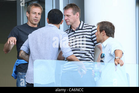 JÜRGEN KLINSMANN & TIM CAHILL & STUART PEARCE & PHIL NEVILLE PROMIS BEI LA GALAXY V PORTLAND TIMBLERS MLS SPIEL CARSON LOS ANGEL Stockfoto