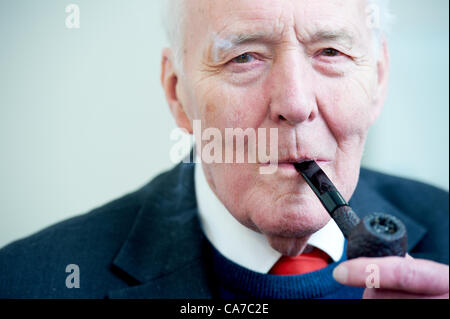 Tony Benn, der dienstälteste MP in der Geschichte der Labour Party. Britischen Politik. Stockfoto