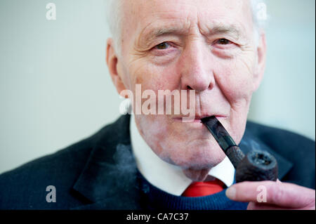 Tony Benn, der dienstälteste MP in der Geschichte der Labour Party. Britischen Politik. Stockfoto