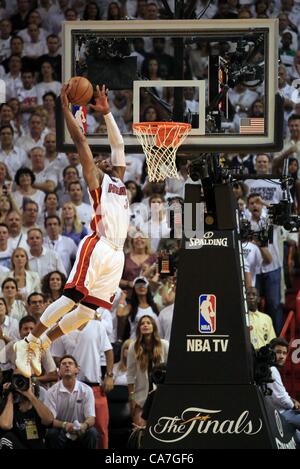 21. Juni 2012 - Miami, Florida, USA - bei AmericanAirlines Arena in Miami, FL. (Kredit-Bild: © Allen Eyestone/Palm Beach Post/ZUMAPRESS.com) Stockfoto