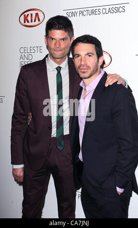 22. Juni 2012 - wird Los Angeles, Kalifornien, USA - McCormack; Chris Messina besuchen Sie Celeste und Jesse Forever Premiere After Party am 21. Juni 2012 im Luxe City Center Hotel, Los Angeles, Kalifornien. USA. (Kredit-Bild: © TLeopold/Globe Photos/ZUMAPRESS.com) Stockfoto