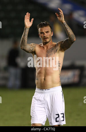 DAVID BECKHAM LA GALAXY CARSON LOS ANGELES Kalifornien USA 23. Juni 2012 Stockfoto