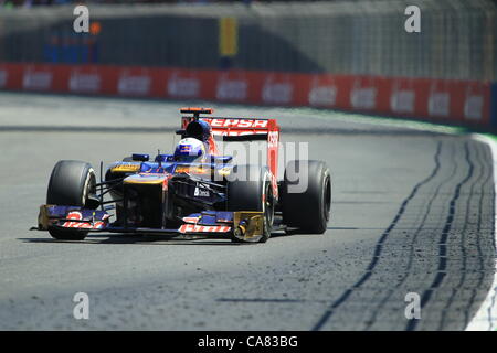 Europa-GP - Formel 1 - F1 - Valencia, Spanien - 24.06.2012 - Sonntag, Race - Toro Rosso Daniel Ricciardo Stockfoto