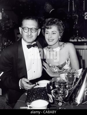 ELEANOR PARKER mit Ehemann Paul Clemens.AKA Eleanor Jean Parker.Supplied von Fotos inc. (Credit-Bild: © geliefert von Globe Fotos Inc/Globe Photos/ZUMAPRESS.com) Stockfoto