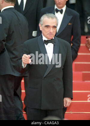 17. Mai 2003; CANNES, CÔTE D ' AZUR, FRANKREICH; MARTIN SCORSESE bei Gangs of New York Premiere obligatorisch Credit: Foto von Frederic Injimbert/ZUMA Press. (©) Copyright 2003 von Frederic Injimbert Stockfoto