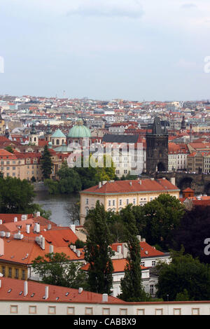 10. Juni 2004; Prag, Tschechische Republik; Prag. Stockfoto