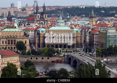 10. Juni 2004; Prag, Tschechische Republik; Prag. Stockfoto