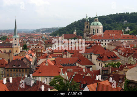 10. Juni 2004; Prag, Tschechische Republik; Prag. Stockfoto