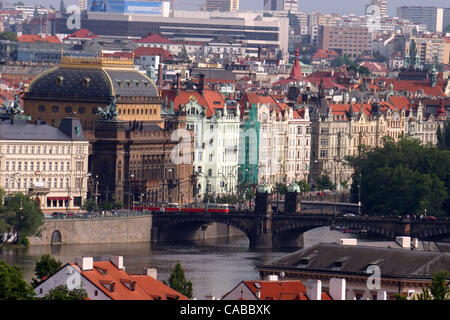 10. Juni 2004; Prag, Tschechische Republik; Prag. Stockfoto